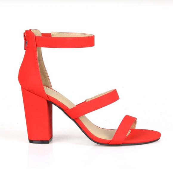 2Becca-04 Three-piece Women's High Heel Sandals - Picture 2 of 3